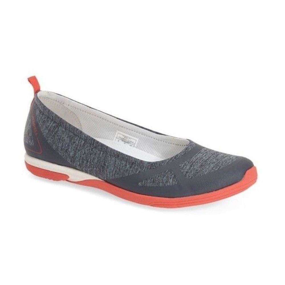 Merrell Women's Ceylon Grey/Heather/Red Ballet Flats Sz 10
